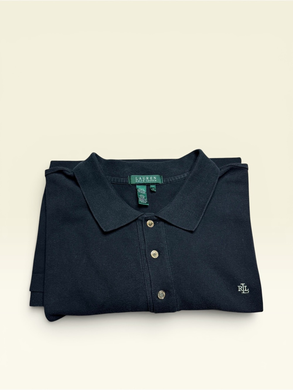 Vintage Lauren Ralph Lauren Black Polo